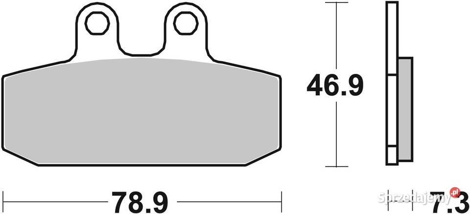 Klocki hamulcowe SBS 588HF SACHS ZX 125 19992002 lubuskie Trzciel sprzedam