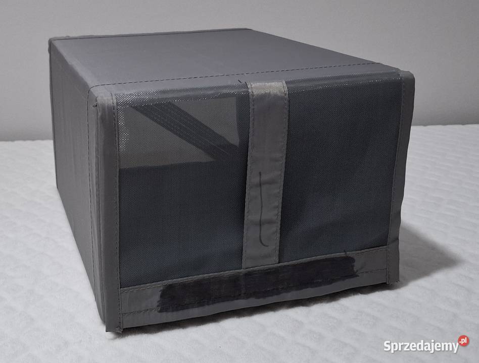 Składane pudełko na buty szare 16x22x34 Czeladź