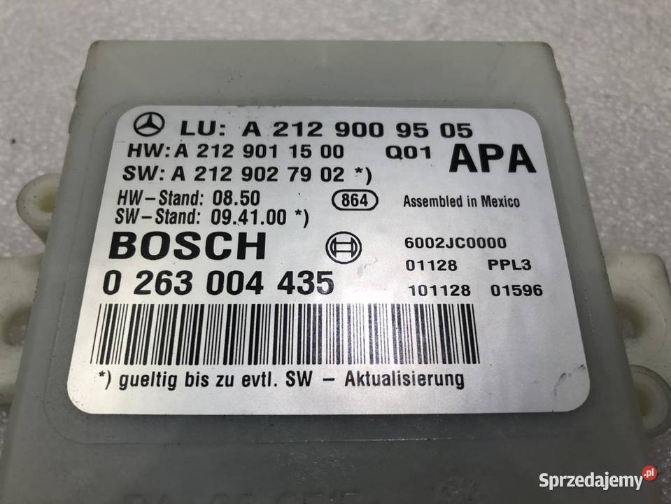 MODUŁ STEROWNIK PDC A2129009505 MERCEDES W212 osobowe sprzedam