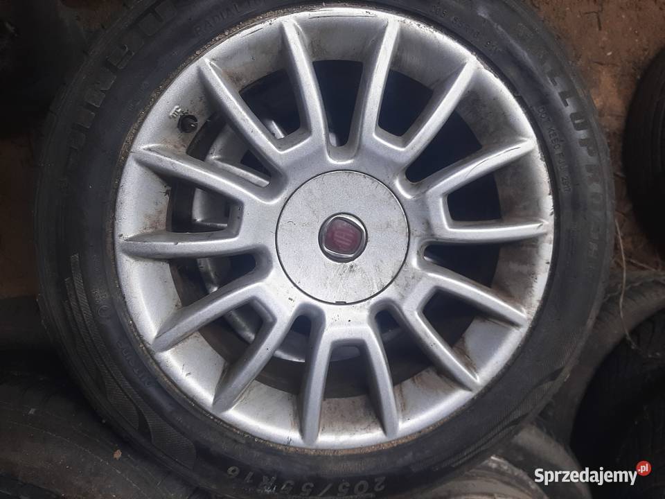 Fiat Bravo II komplet felg alumniowych R16 OPONY Ksawerów sprzedam