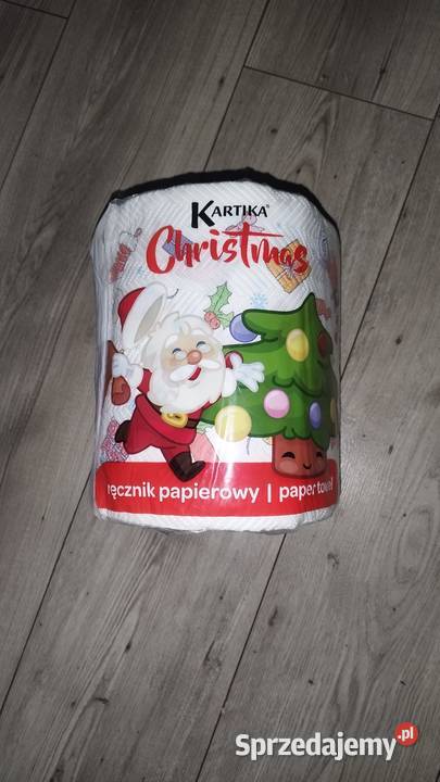 Ręcznik papierowy świąteczny Kartika Mikołaj Warszawa