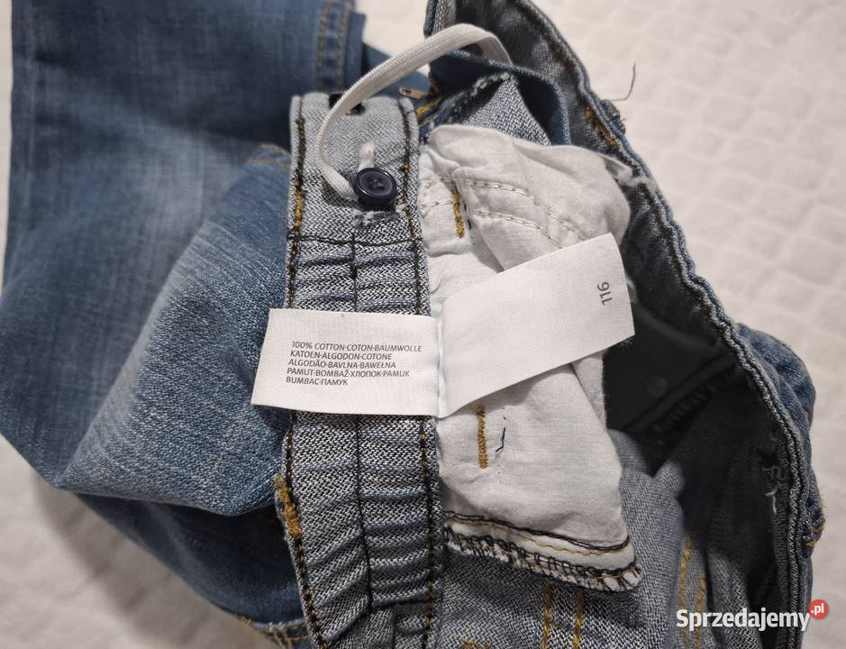 Spodnie chłopięce dżinsy niebieskie CA 116 śląskie Czeladź