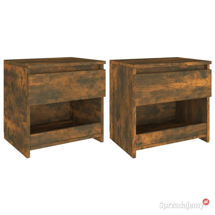 Szafki nocne 2 przydymiony dąb 40x30x39 WM815130 Warszawa
