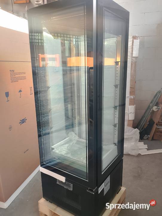 Witryna cukiernicza Słupek Tefcold NOWA CZARNA sprzedam
