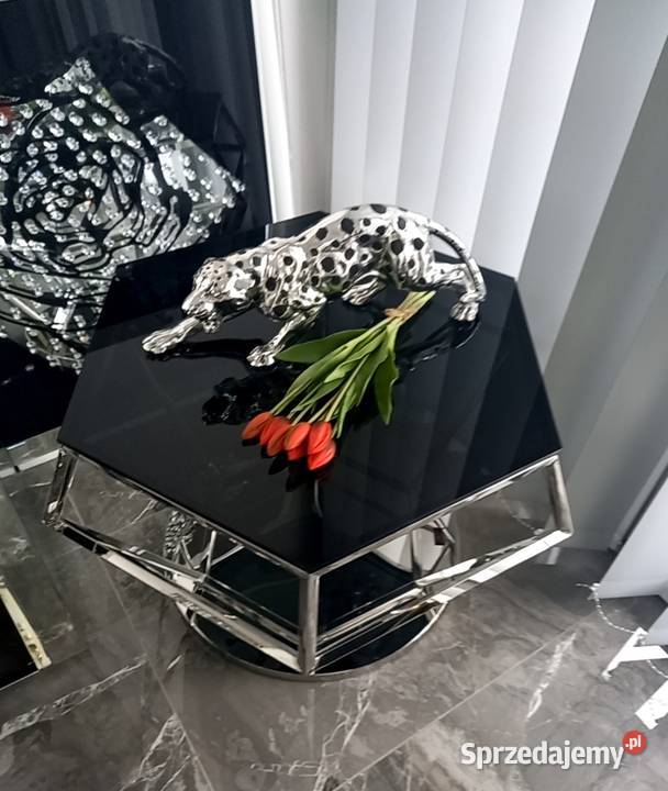 Nowoczesny stolik kawowy ława do salonu czarny Nowy Sącz