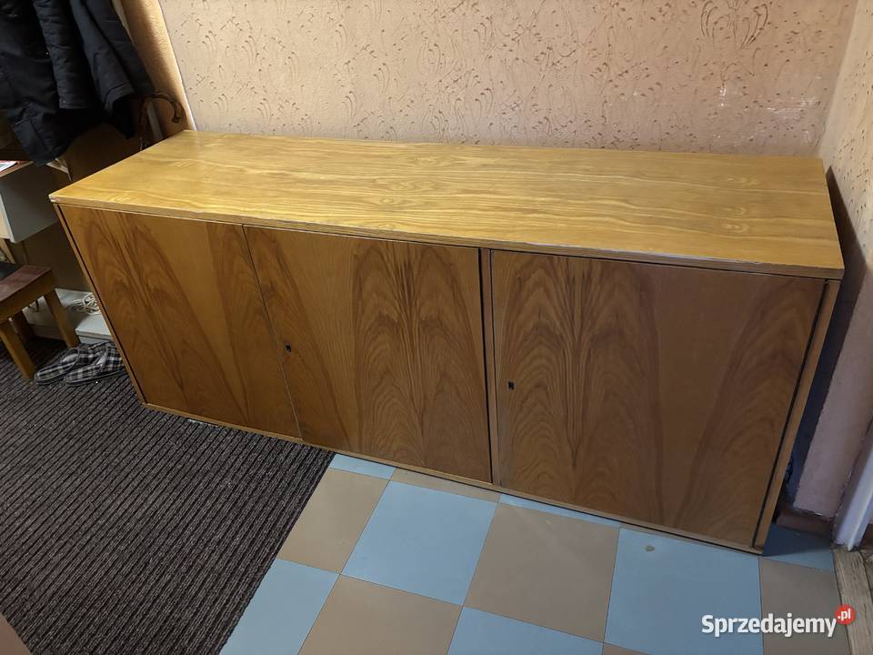 Duża jasna drewniana komoda Meble łódzkie Łódź