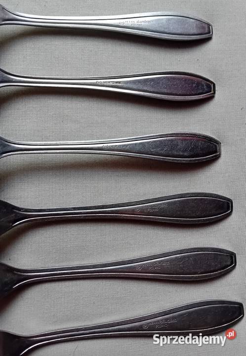Komplet 6 widelców ze stali nierdzewnej Hefra wielkopolskie Koźminek
