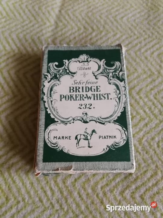 Karty Piatnik 232 Liście Dębu Vintage 1989 Stan zachodniopomorskie Szczecin