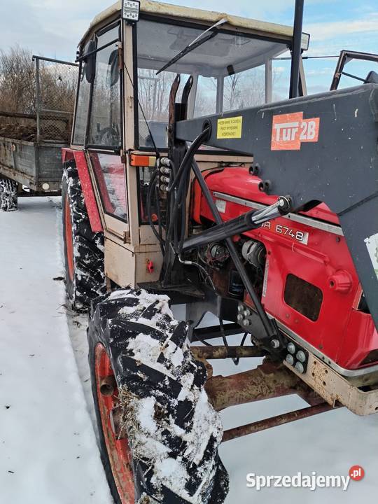 Zetor 6748 z turem 4x4 ładowacz czołowy zetor Frydman
