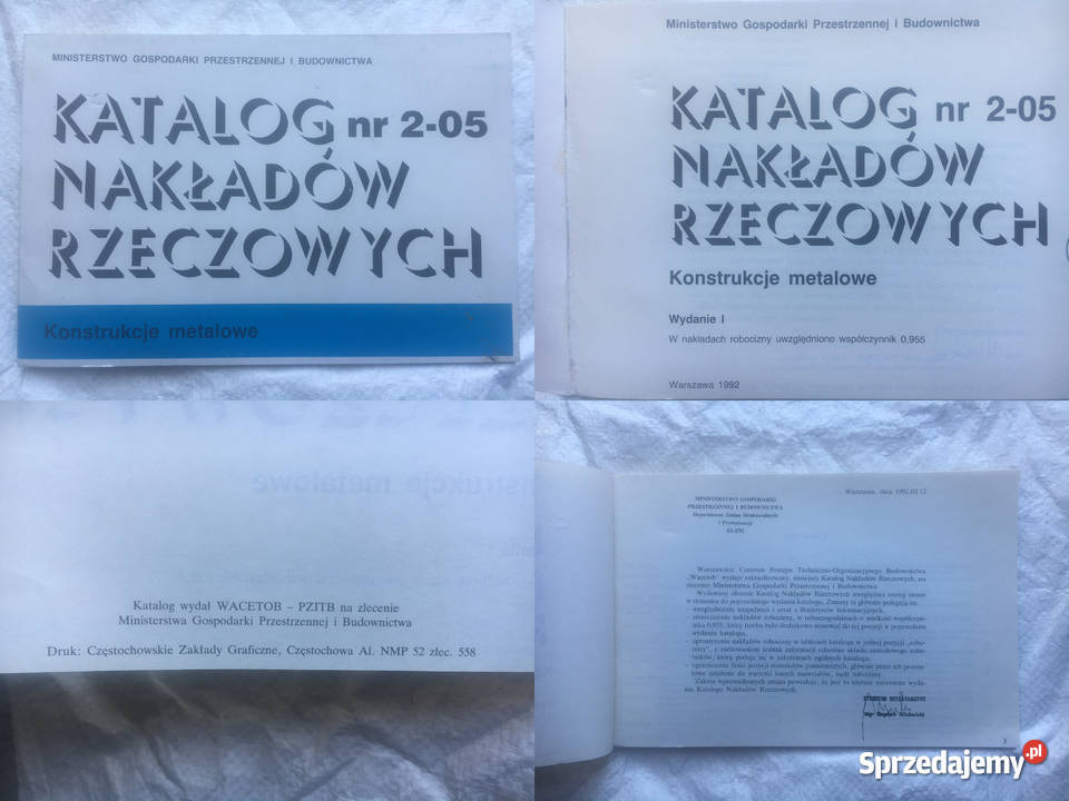 KNR 205 Konstrukcje Metalowe Wydanie 1992 Unikat Leszno sprzedam