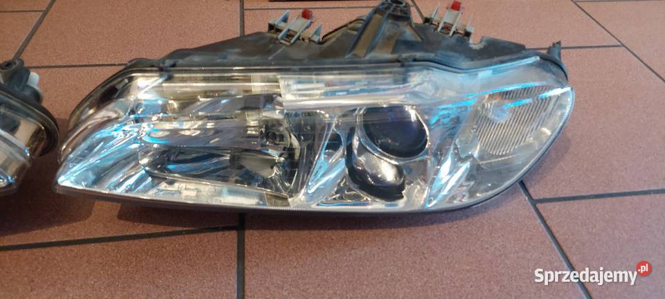 Komplet reflektorów przednich Peugeot 406 coupe śląskie Kalety