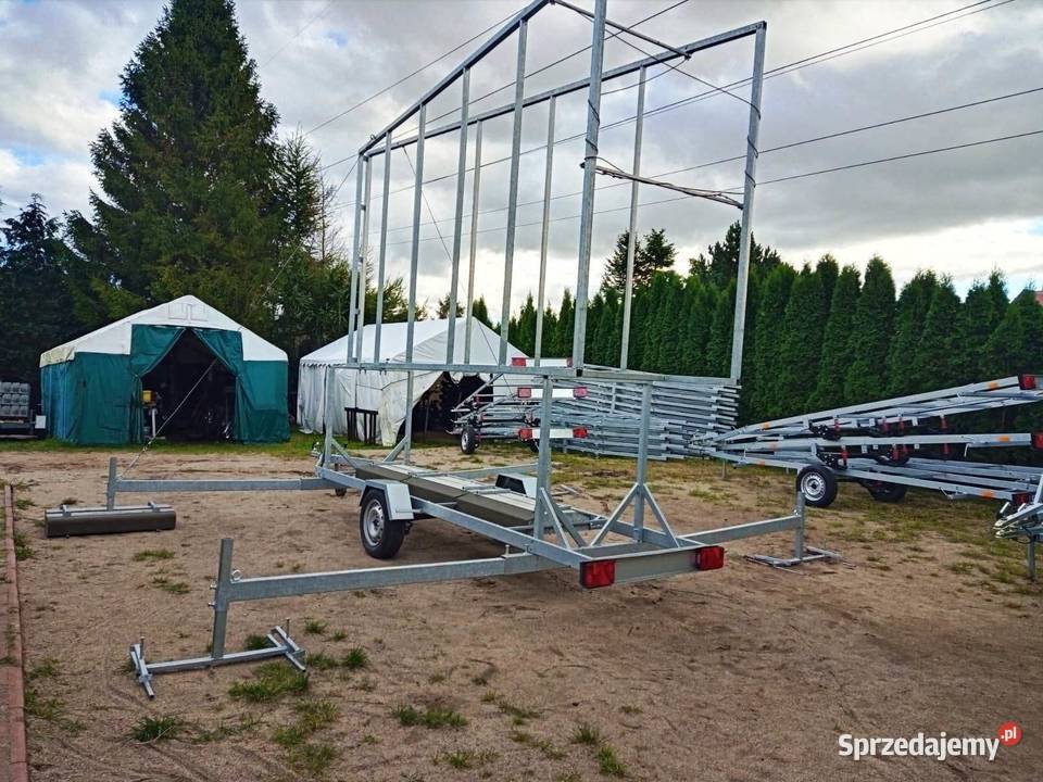 Nietypowa Wysoka Przyczepa Reklamowa 2x 50 x 25 Gdańsk