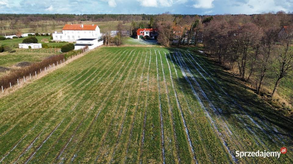 Działka idealna pod kempingi domki holenderskie prąd Karwieńskie Błoto Drugie