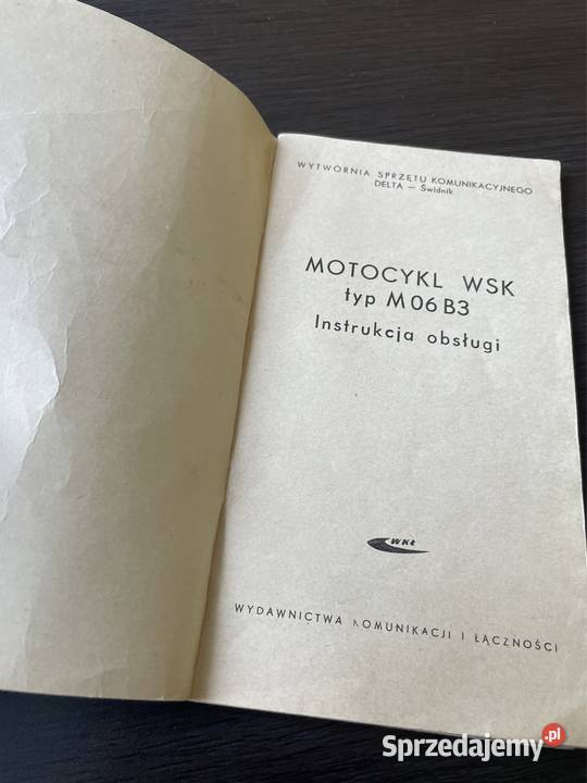 WSK M06 B3 instrukcja obslugi Białogard