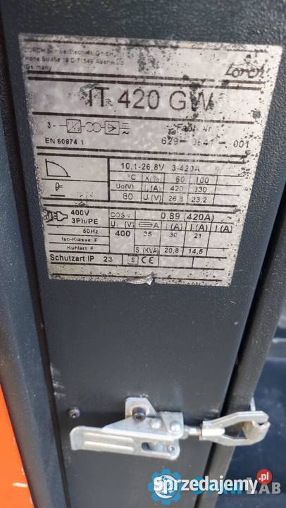 Lorch IT 420 GW Krotoszyn sprzedam