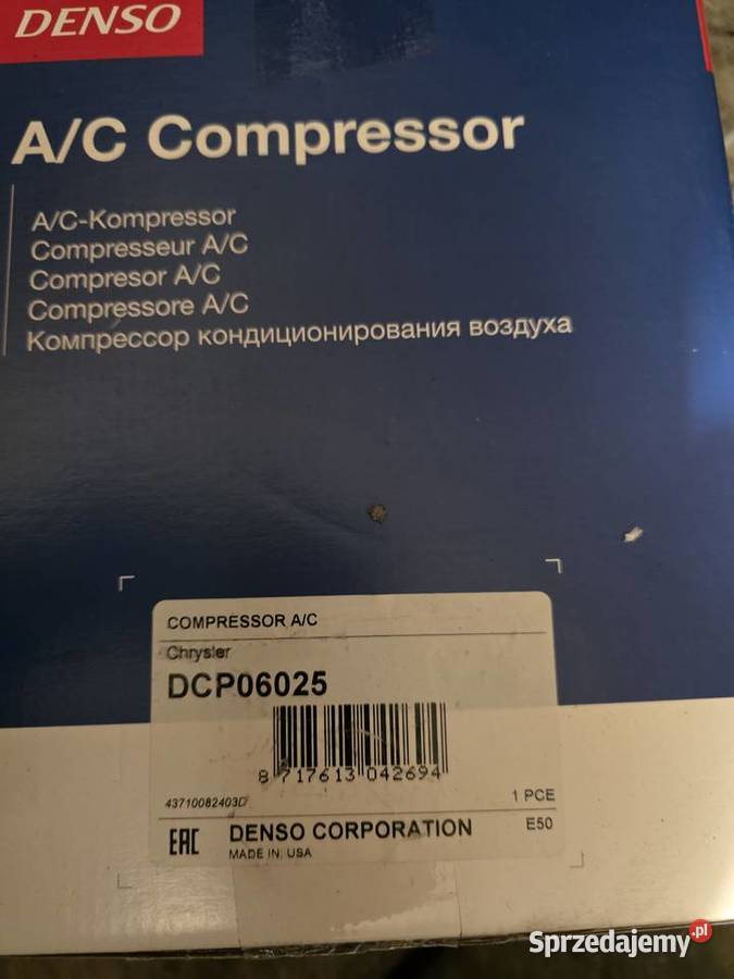 kompresor klimatyzacji Denso DCP06025 10S17C Trzebnica