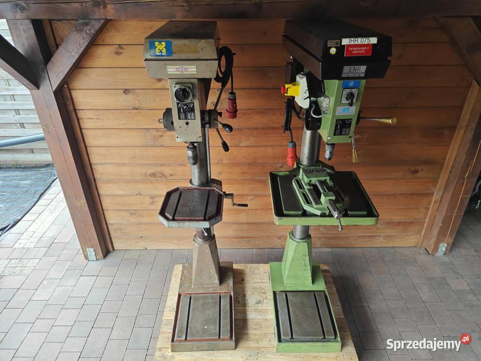 Sprzedam Wiertarki Słupowe 380V Stożek Morsa MK2 sprzedam