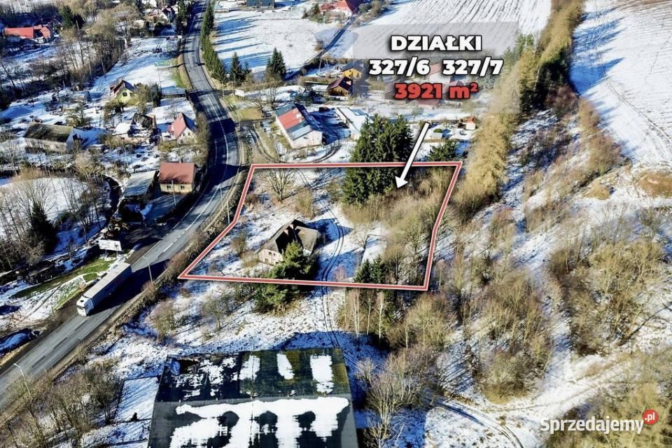 Na sprzedaż 3921 m DK8 z mediami lubuskie Zielona Góra