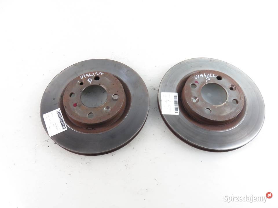 TARCZA HAMULCOWA PRZÓD DACIA SANDERO I KOMPLET