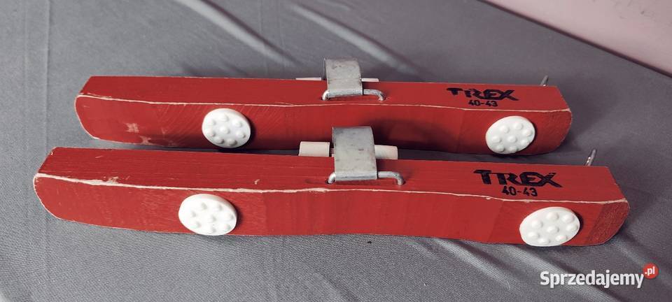 Ochraniacze na płozy łyżew drewniane uniwersalne Jasień