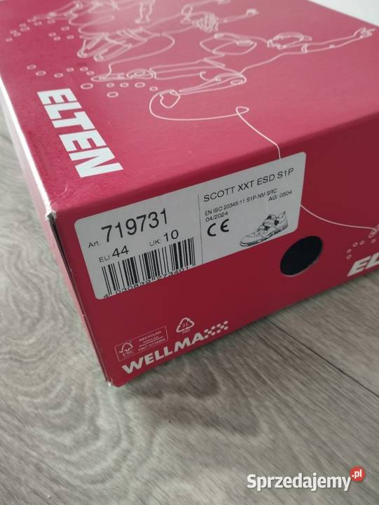 Buty robocze ELTEN Scott 44 małopolskie