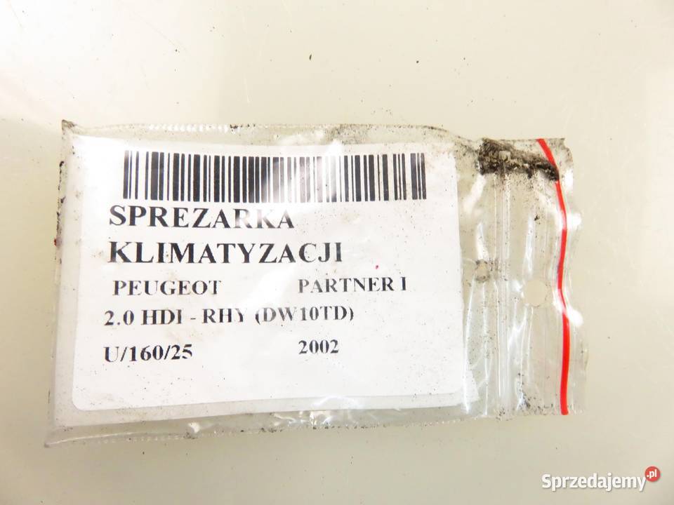 KOMPRESOR KLIMATYZACJI PEUGEOT PARTNER I 20 HDI