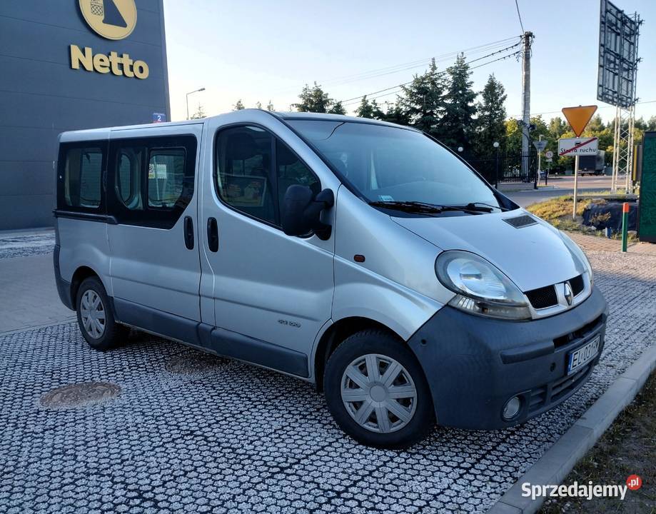 Renault Trafic II wersja 9os mały przebieg kurtyny powietrzne Trafic Renault Łódź