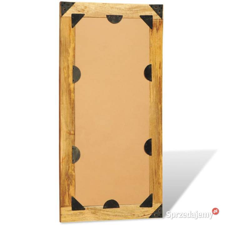 vidaXL Lustro na ścianę w drewnianej oprawie 120 Warszawa