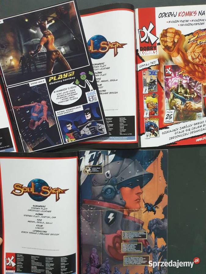Soul Saga kompletna miniseria 3 komiksy 2004 Gdynia