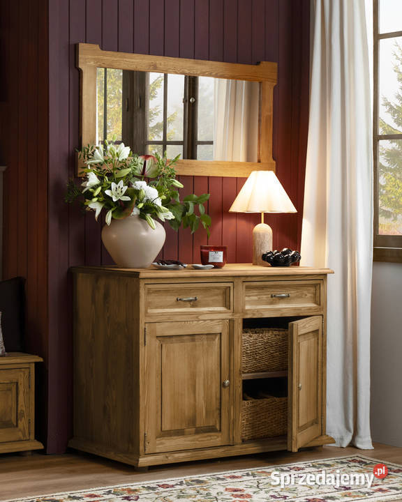 Woskowana komoda drewniana COM 102 Maków Podhalański