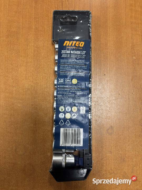 NITEO Zestaw Nasadek 12 CRV 10 1022 mm na Zestawy narzędzi warmińsko-mazurskie Elbląg