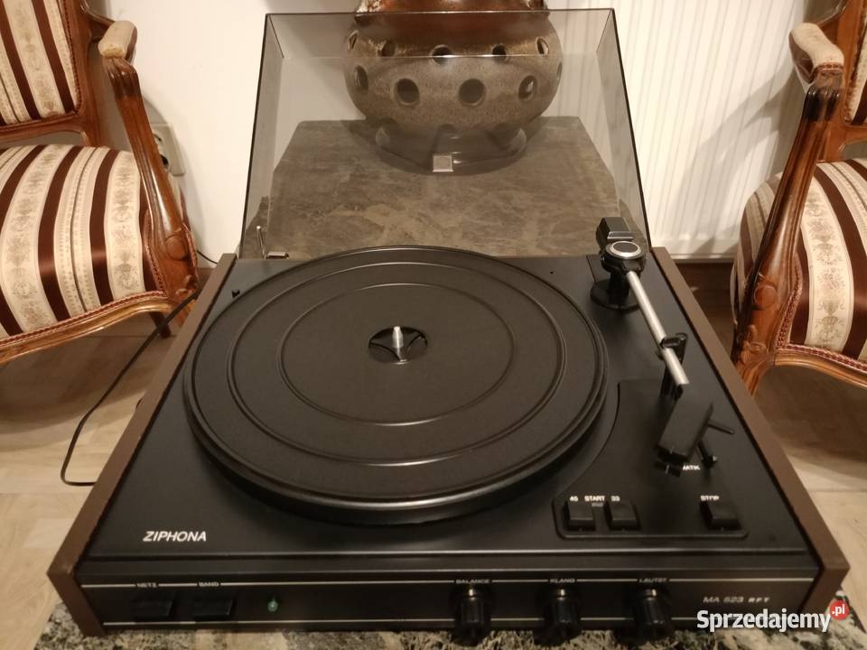 Zabytkowy Gramofon RFT Ziphona Vintage NRD Gramofony