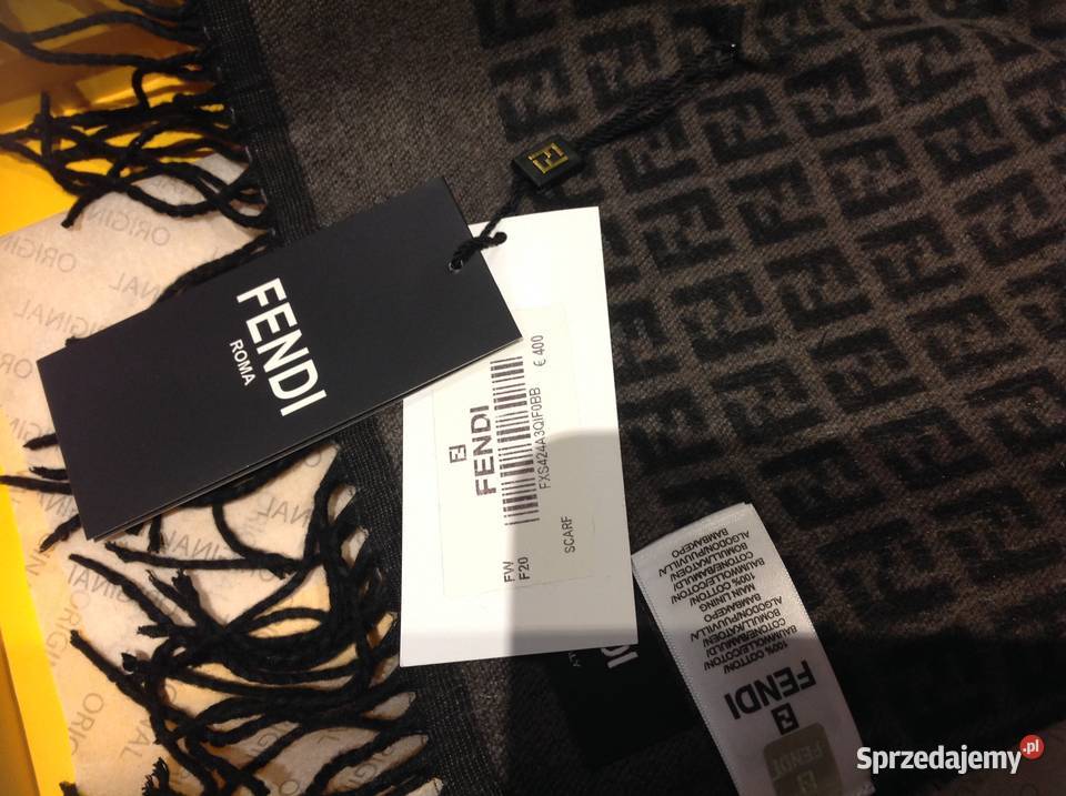 Szalik męski FENDI NOWY lubuskie Nowa Sól