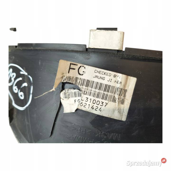 LICZNIK ZEGARY 96621424 Chevrolet Matiz 08 6V 10 osobowe Liczniki i zegary Części samochodowe Chełm