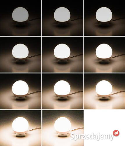 Lampki LED na lustro do toaletki