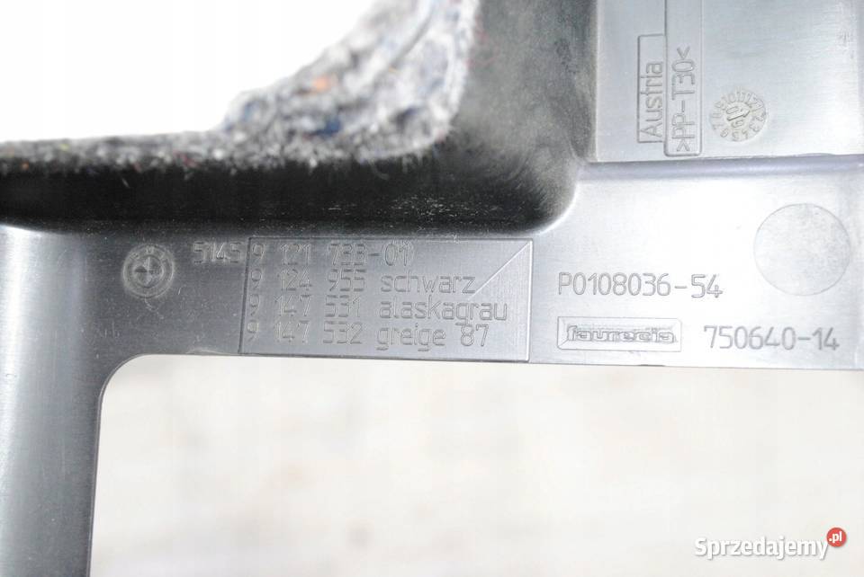 OSŁONA KOKPITU DESKI DOLNA BMW 1 E81 E87 9121733 Motoryzacja