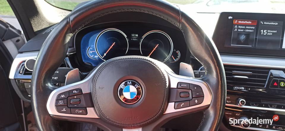 BMW G31 520d M pakiet Sport Xdrive Panorama łopatki zmiany biegów Samochody osobowe Nowe Miasto Lubawskie