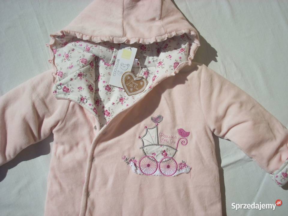 Ocieplony Pajac Kombinezon jesień Cool Club 80 Cool Club Dla Dziecka