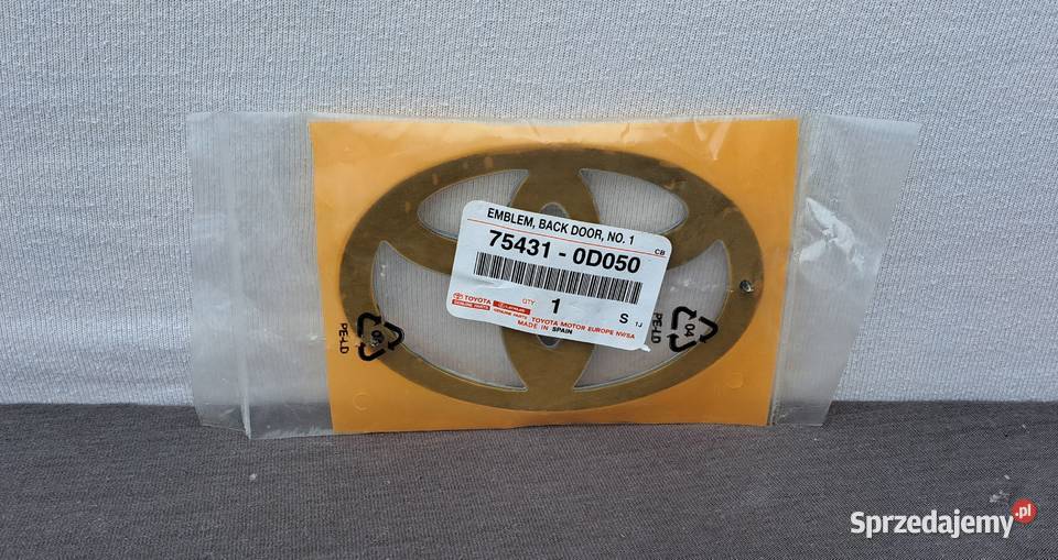 754310D050 emblemat logo Toyota Yaris IV Auris Mielęcin