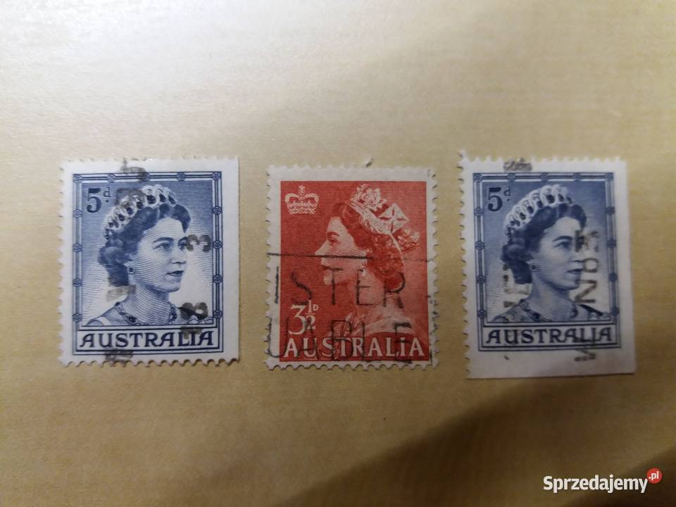 Znaczki Australia Pakistan Nowa Zelandia RPA Gliwice
