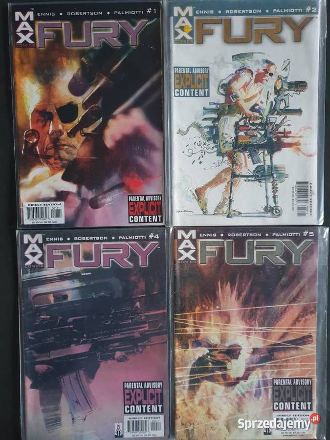 Comics Fury 4 komiksy Marvel USA Kultura i Rozrywka Gdynia sprzedam