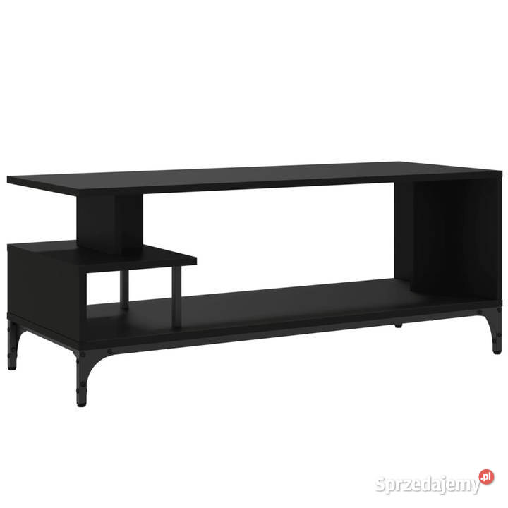 Szafka RTV czarna 102x40x41 materiał