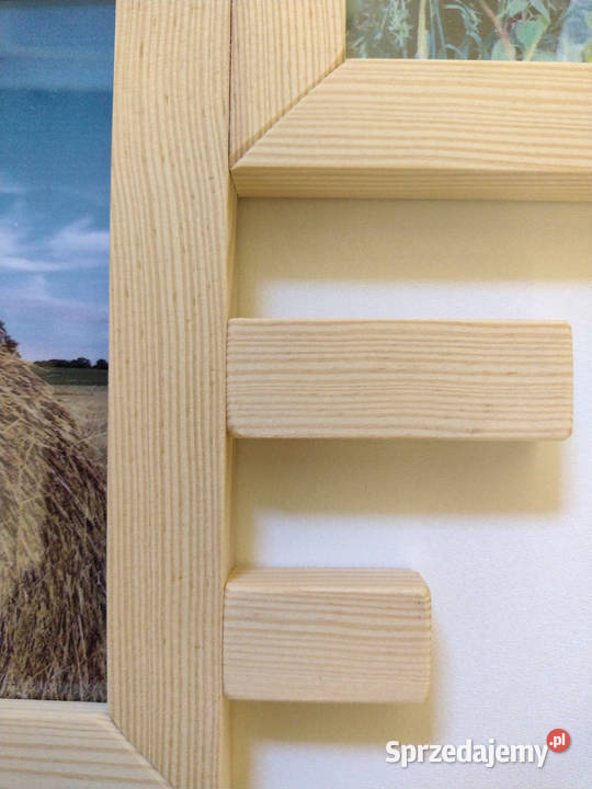 Drewniana Multirama Ramka na 13 zdjęć 10x15 Warszawa