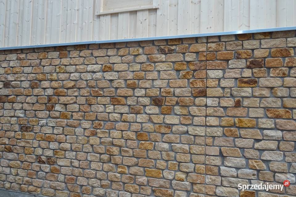 Cegła bloczek kamień łupany murowy na ściany łódzkie sprzedam