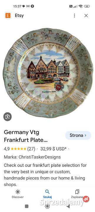 Patera kolekcjonerska porcelana Kleiber Wrocław sprzedam