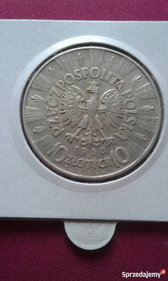 10 JPiłsudski 1936 r pięknaoryginał 2 Konin sprzedam