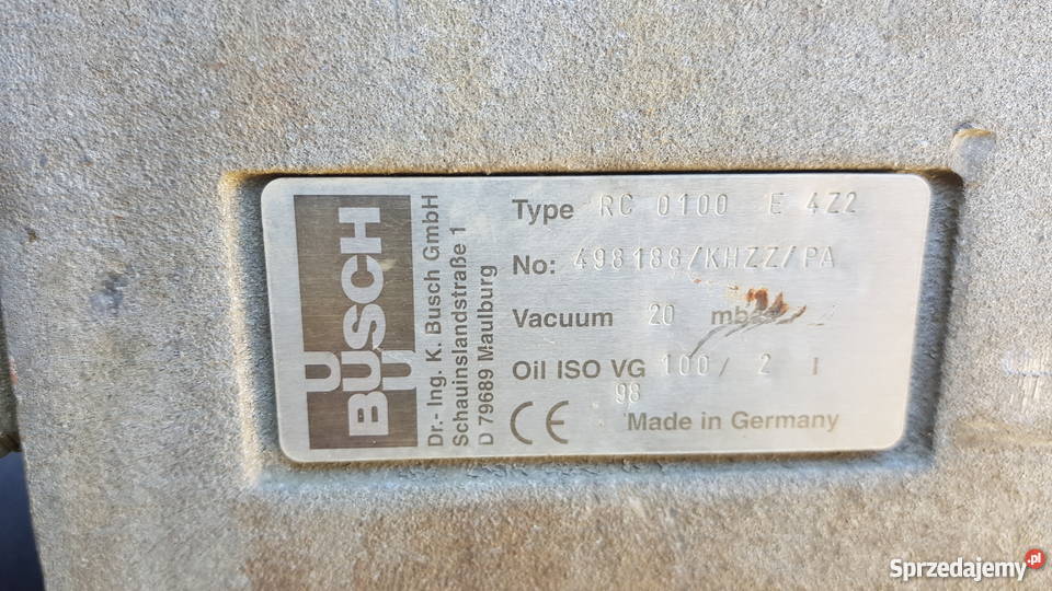 pompa igłofiltrowa PUMPEX EVAC 2001 pompa BUSCH Warszawa