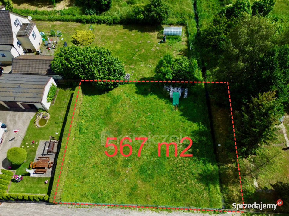 Działka 567m2 Gdańsk Gęsia utwardzona