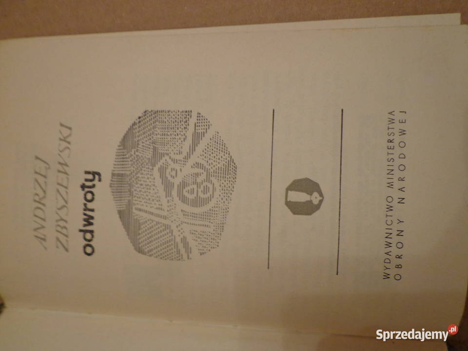 Odwroty Andrzej Zbyszewski Wydawnictwo MON 1967 Rok wydania 1967