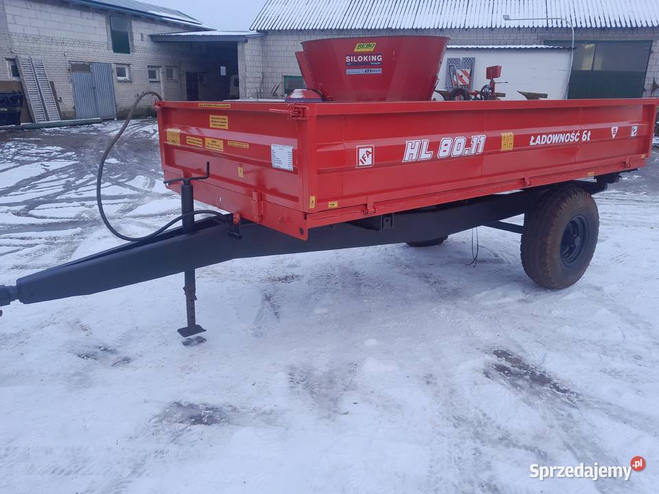 Przyczepa wywrotka 1 osiowa Ostrołęka